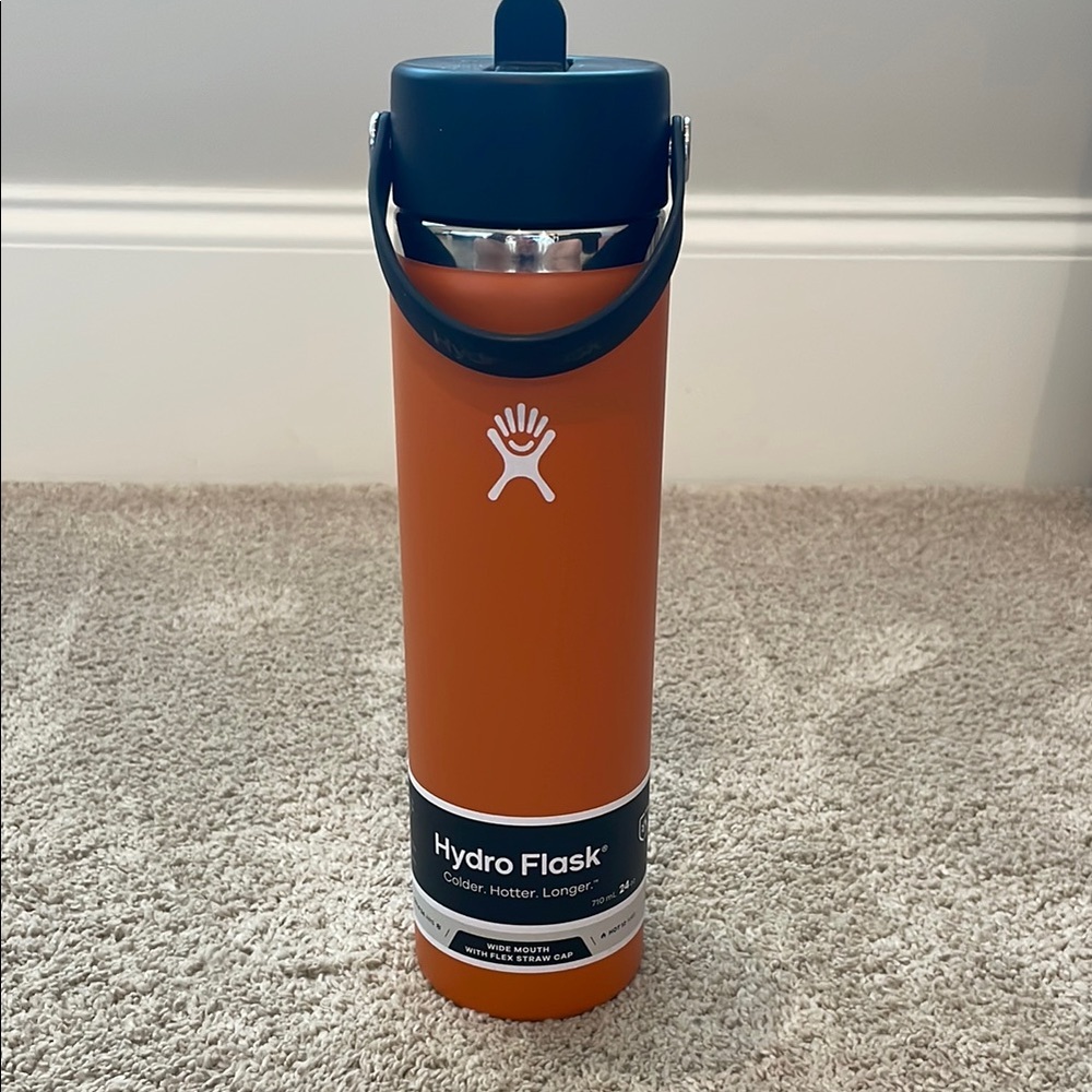Hydro Flask Orange Water Bottle